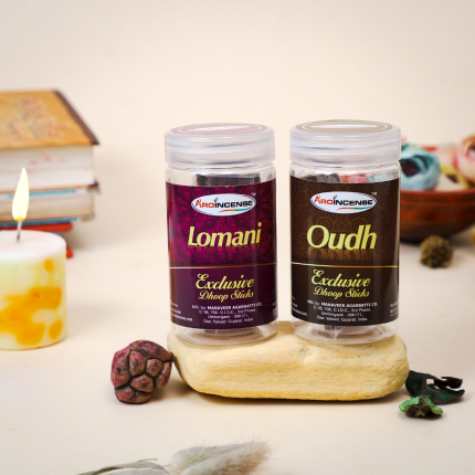Aroincense Exclusive 50 GMS Combo Pack Of 2 (100 GMS ) | Lomani & Oudh