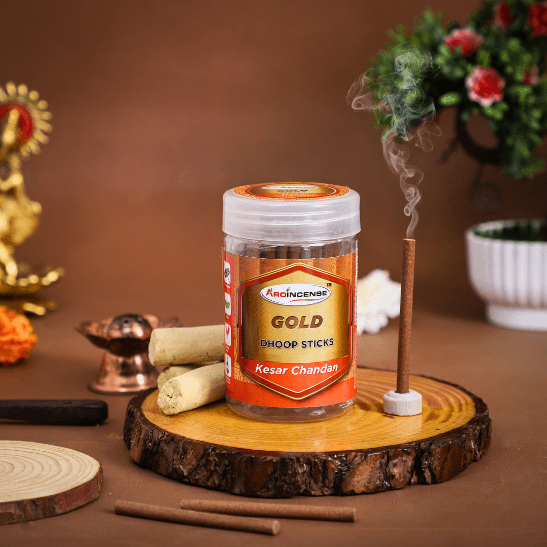Aroincense Single Gold (100GMS) | Kesar Chandan - Image 1