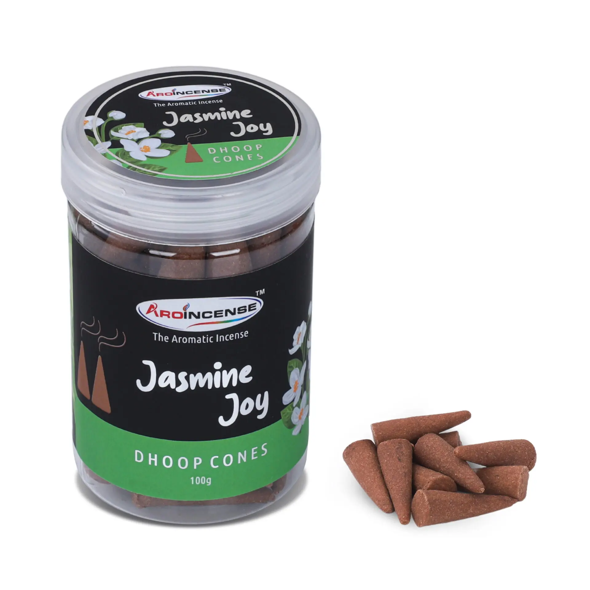 Aroincense Dhoop Cones (100GMS) |  Jasmine Joy - Image 2