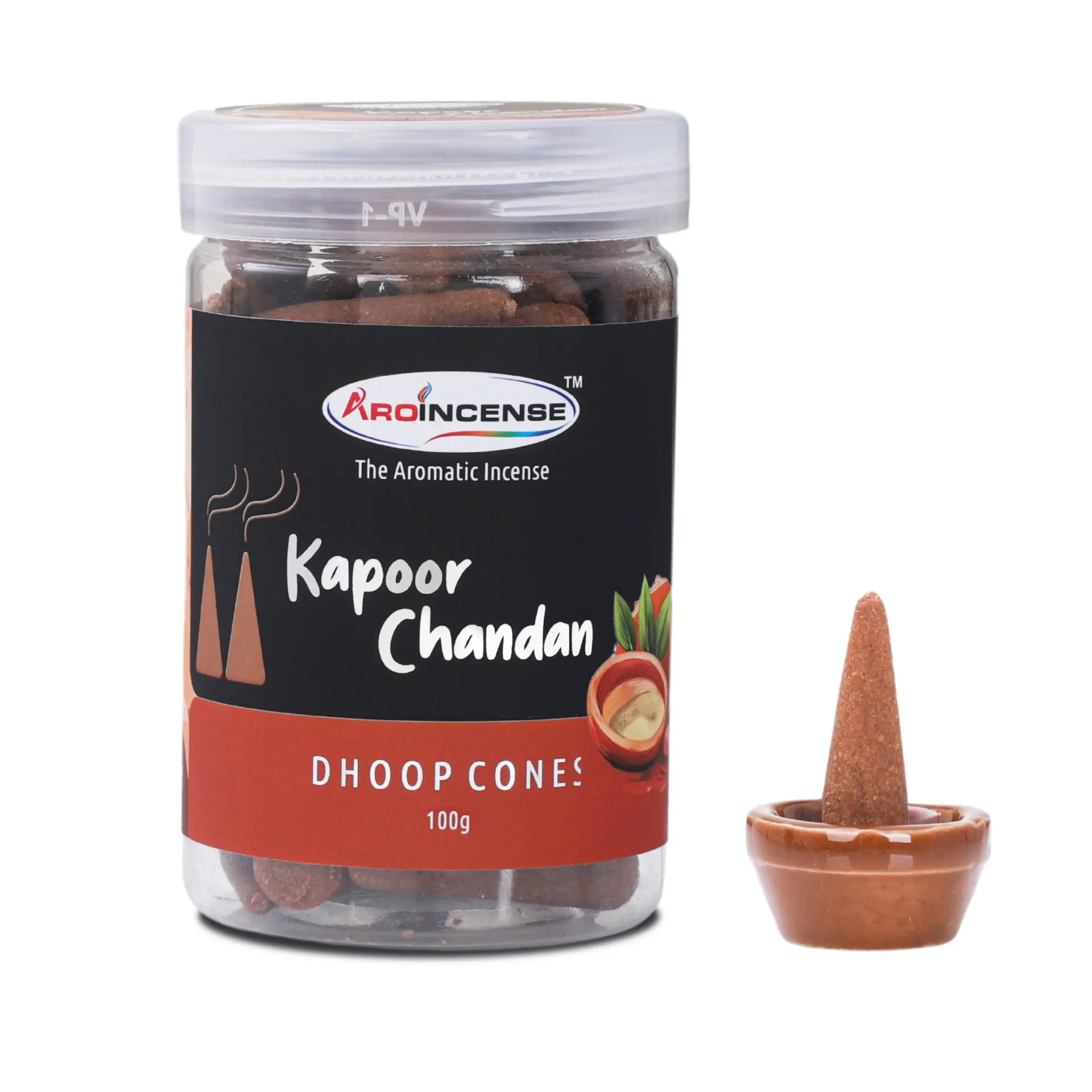 Aroincense Dhoop Cones (100GMS) |  Kapoor Chandan - Image 3